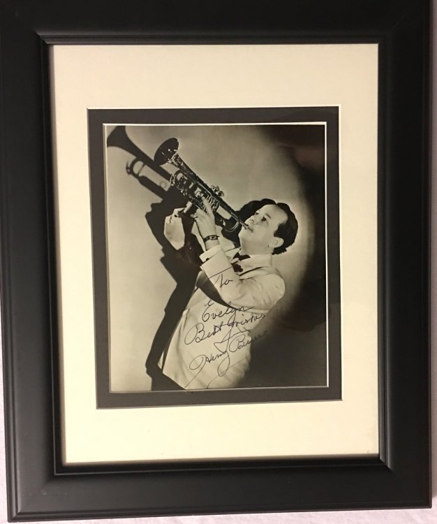 Autographed Photograph of Henry Busse, Framed TH